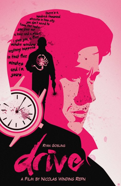 Драйв фильм Райан Гослинг постеры