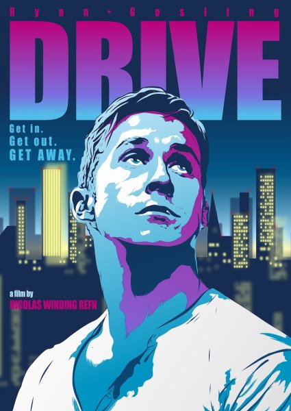 Арт постеры фильм драйв