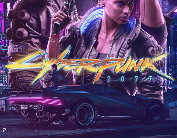 Cyberpunk 2077 плакат
