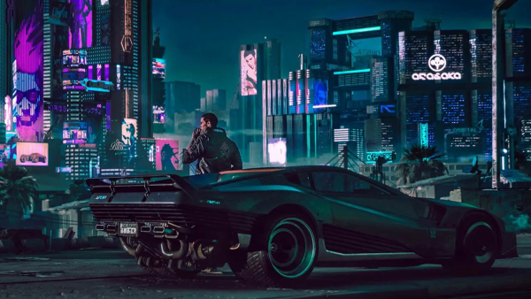 Киберпанк 2077 Постер