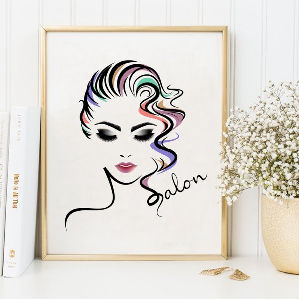 Плакат парикмахер