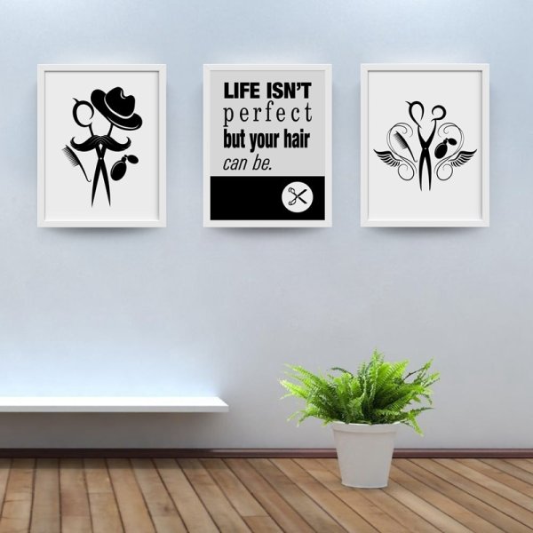 Постеры для интерьера в парикмахерскую
