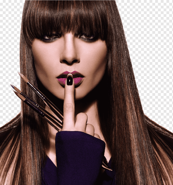 Яркая девушка