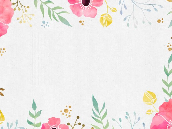 Фон для пригласительных цветочный яркий