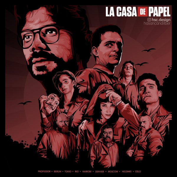 La casa de papel сериал Постер