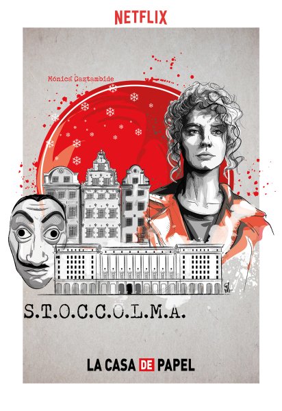 Бумажный дом сериал Постер