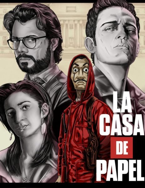 La casa de papel сериал Постер