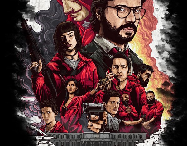 Бумажный дом сериал арт