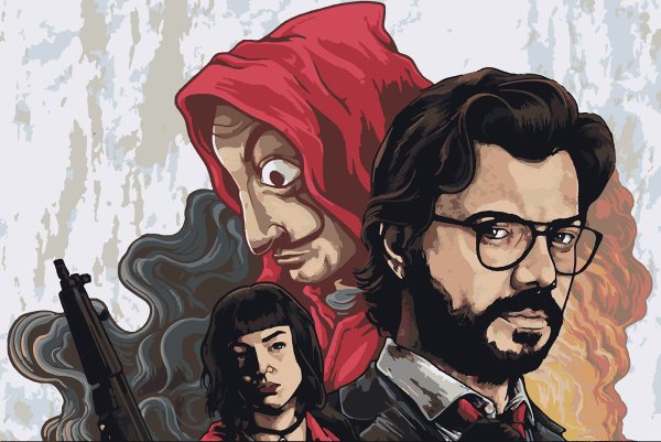 La casa de papel арт