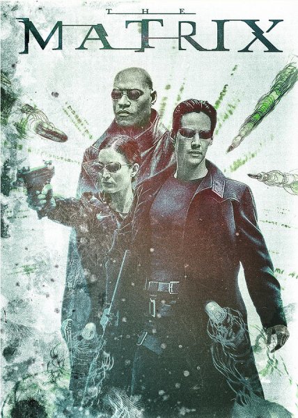 The Matrix 1999 poster