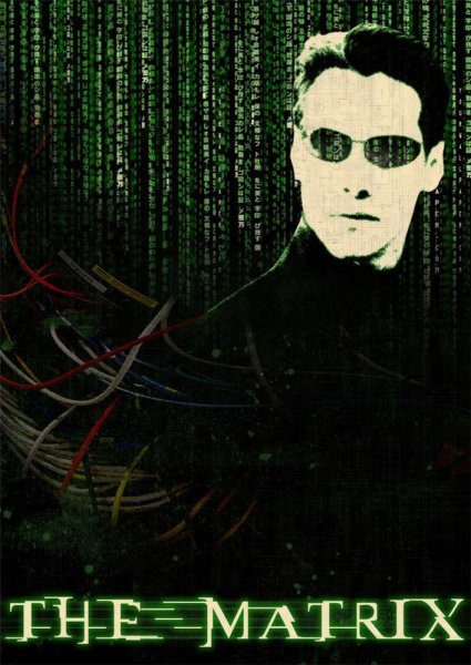 The Matrix 1999 poster