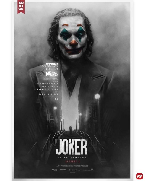 Принт Джокер Хоакин Феникс
