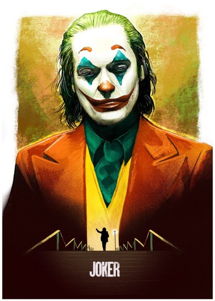 Джокер Хоакин Феникс Постер