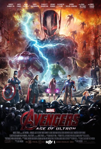Avengers: age of Ultron (2015) Постер