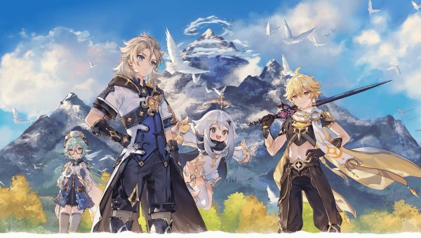 Геншин Импакт официальные арты