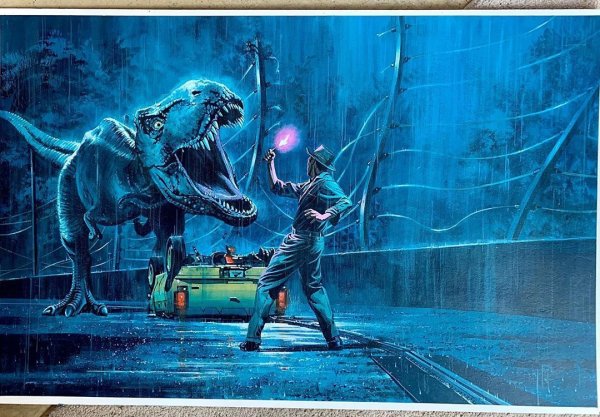 Парк Юрского периода фильм 1993 Постер