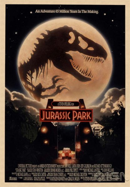 Парк Юрского периода арт Постер