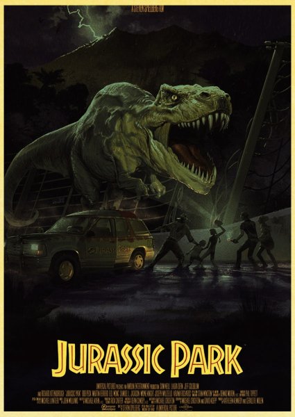 Парк Юрского периода 1993 Постер