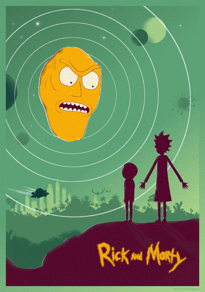 Плакат Рика и Морти