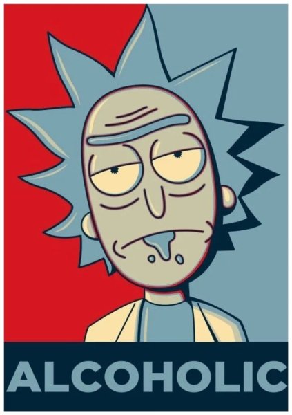 Плакат Рика и Морти