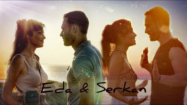 Эда и Серкан фотошоп