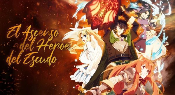 Восхождение героя щита аниме Постер