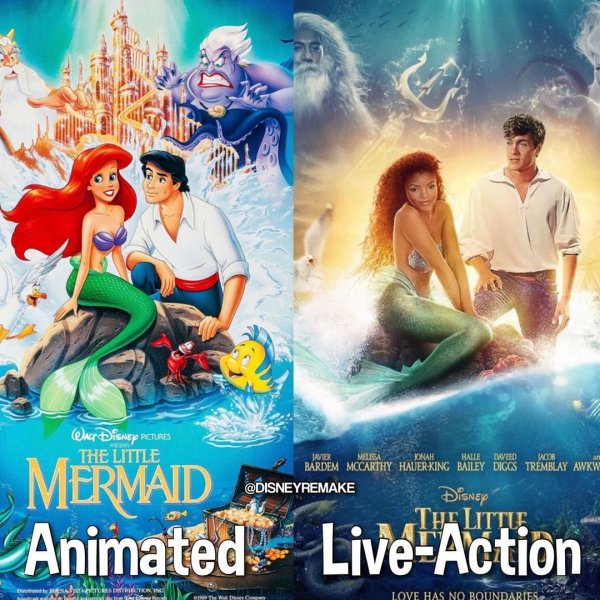 The little Mermaid (1989) Постер
