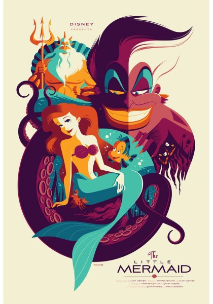 Обложка мультика Русалочка Ариэль