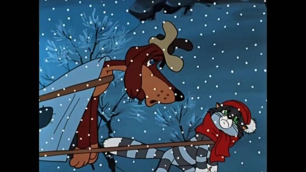 Зима в Простоквашино