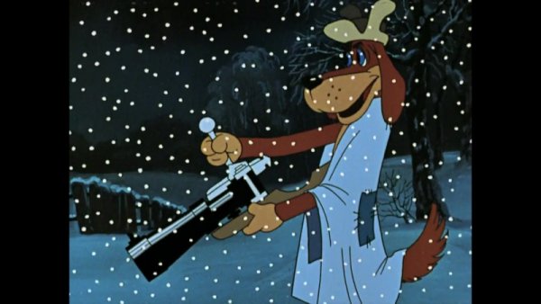 Простоквашино зима в Простоквашино