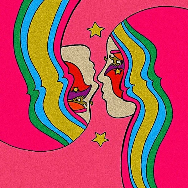 Радужные постеры на стену