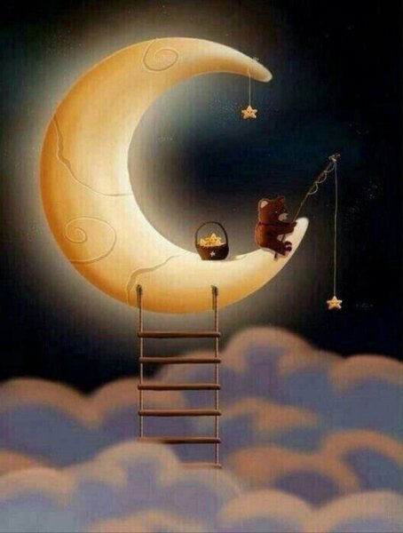 Доброй ночи красивые необычные