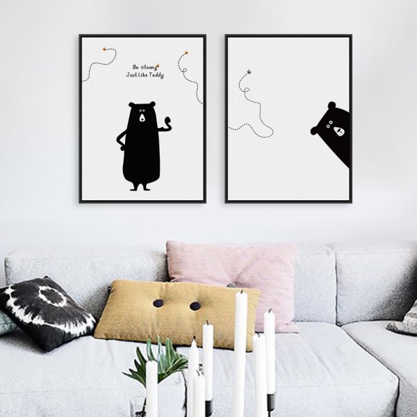 Чб постеры в комнату