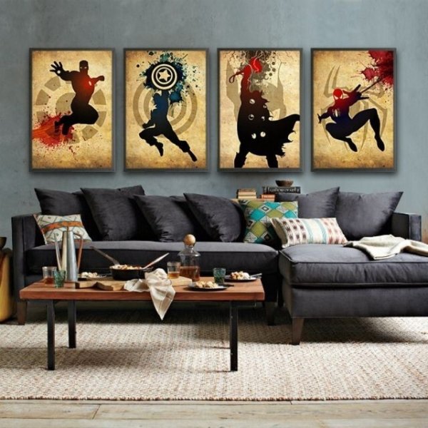 Интерьер в стиле Марвел