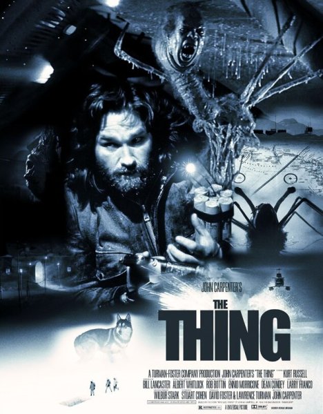 Нечто фильм 1982 оригинальный Постер