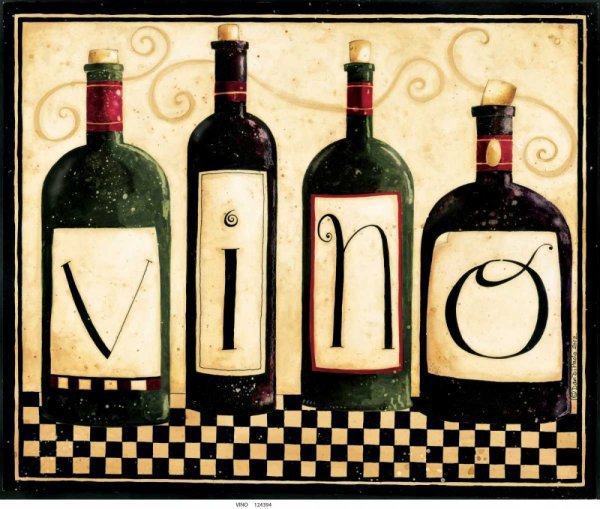 Вино плакат