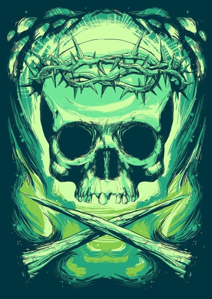 Постеры с черепами