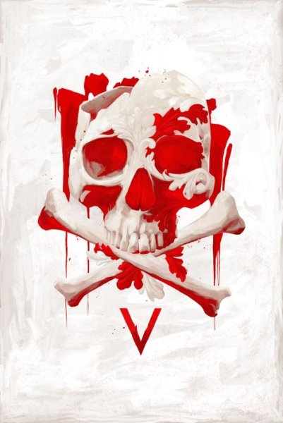 Плакат с черепом