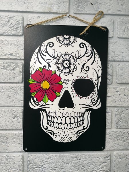 Картина черепа из сериала Шерлок Холмс