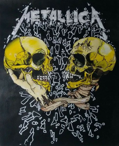 Плакат с черепом