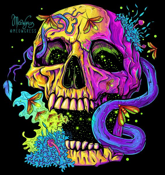 Ходячие мертвецы череп