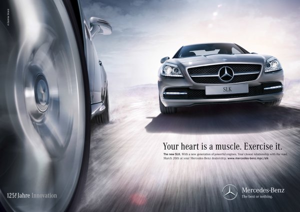Рекламные плакаты Mercedes-Benz