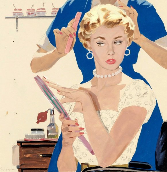 Плакат в парикмахерскую