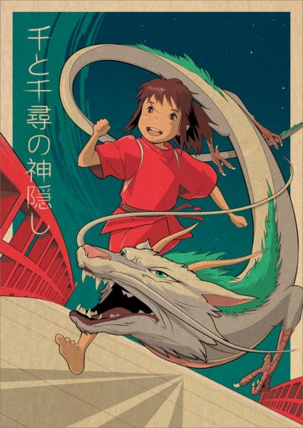 Spirited away Постер