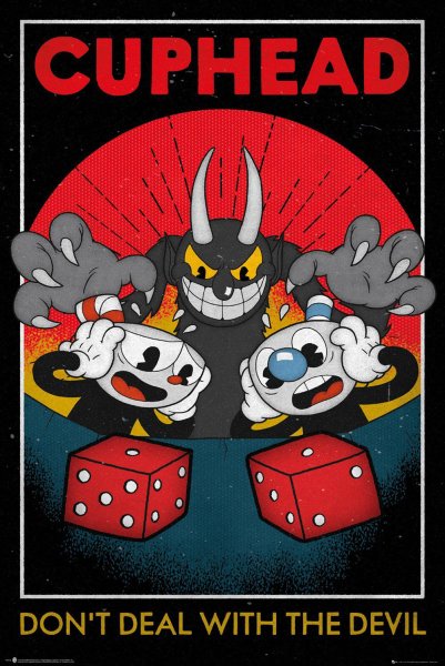 Cuphead плакат