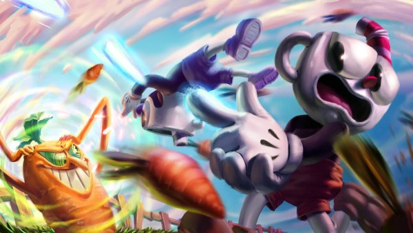 Cuphead Art боссы