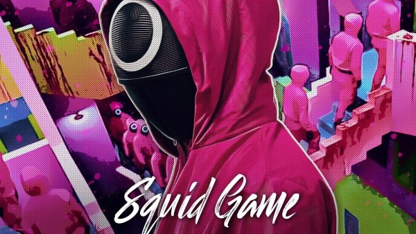 Игра в кальмара сериал Постер