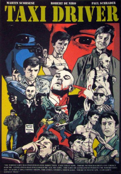 Таксист Скорсезе Постер