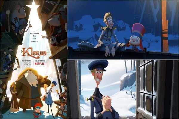 Постеры мультфильма Клаус Нетфликс