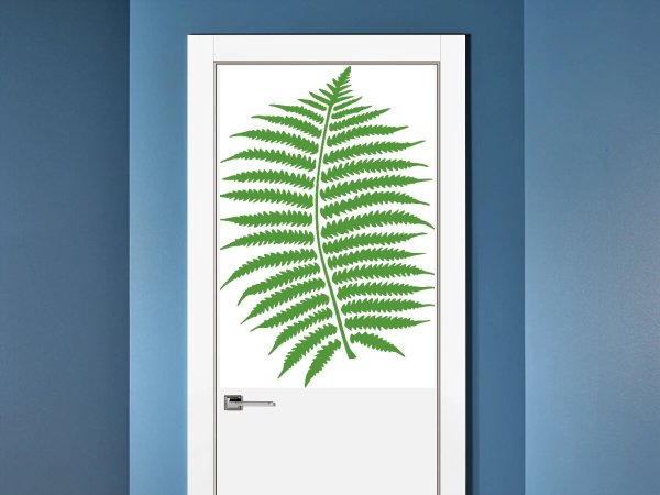 Картина папоротник в интерьере